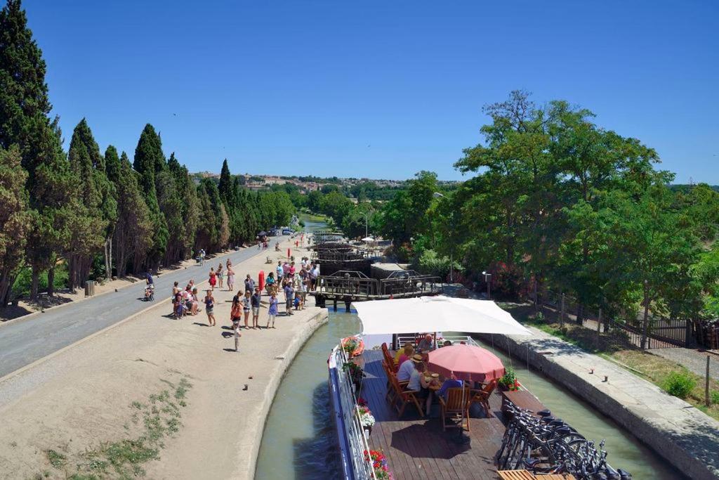 "Le Colombier"-Meuble De Tourisme 3 Etoiles -Residence "Les Logis De Beziers"-Garage Optionnel-Coeur De Ville-Plages A 16Km ! ภายนอก รูปภาพ